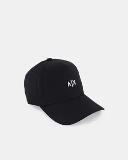 Armani Exchange: Чёрная кепка 