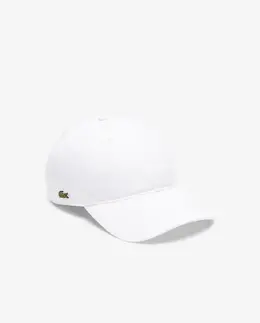 Lacoste: Белая кепка 