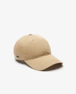 Lacoste: Бежевая кепка 