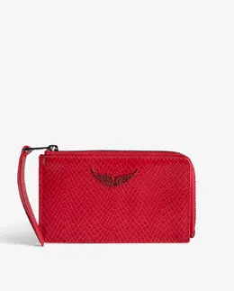 Zadig & Voltaire: Красный картхолдер  ZV