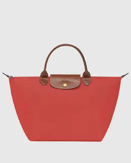 Longchamp: Красная сумка  Le Pliage Original