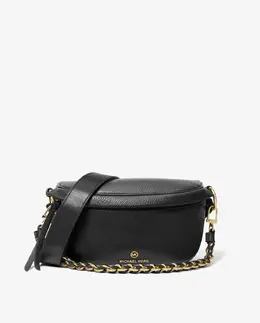 MICHAEL Michael Kors: Чёрная поясная сумка 