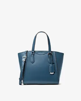 MICHAEL Michael Kors: Синяя сумка 