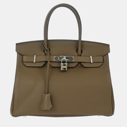 Hermes: Коричневая сумка  Birkin 30