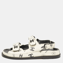 Chanel: Белые сандалии 
