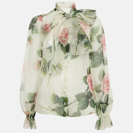 Dolce & Gabbana: Многоцветная блуза  Rose
