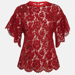 Valentino: Красный топ 