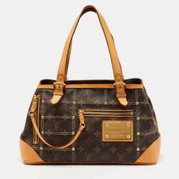 Louis Vuitton: Коричневая сумка 