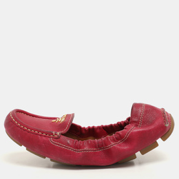 Prada: Розовые лоферы 
