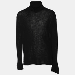 Balmain: Чёрный свитер 
