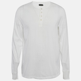 Tom Ford: Белая футболка  Henley