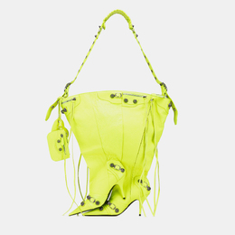Balenciaga: Зелёная сумка  Le Cagole