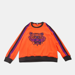 Kenzo: Оранжевый свитшот  Tiger