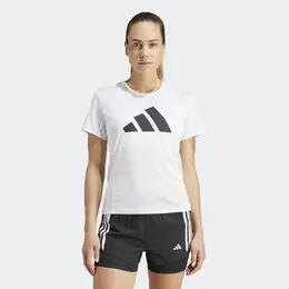 Adidas: Белая футболка 