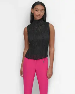 DKNY: Блуза с воротником 