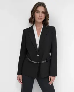 DKNY: Чёрный жакет 