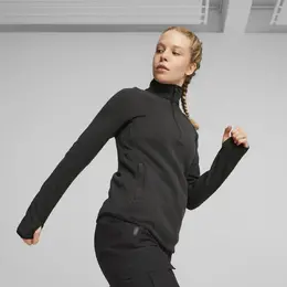 PUMA: Чёрный свитер 