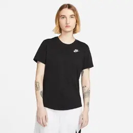 Nike: Чёрная футболка  Club Essentials