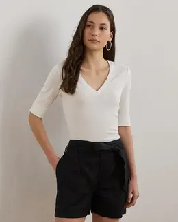 Lauren Ralph Lauren: Хлопковая футболка 