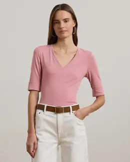 Lauren Ralph Lauren: Хлопковая футболка 