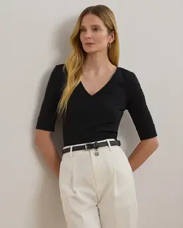 Lauren Ralph Lauren: Хлопковая футболка 