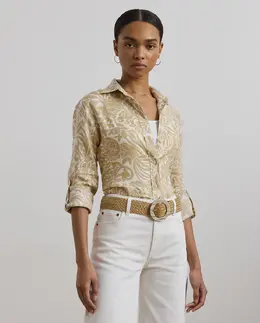 Lauren Ralph Lauren: Льняная рубашка 
