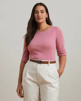Lauren Ralph Lauren: Футболка с вышивкой 