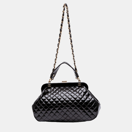 Chanel: Чёрная сумка на руку 