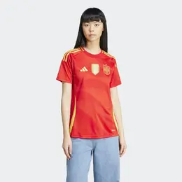 Adidas: Красная футболка 