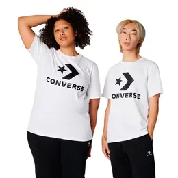 Converse: Белая футболка 