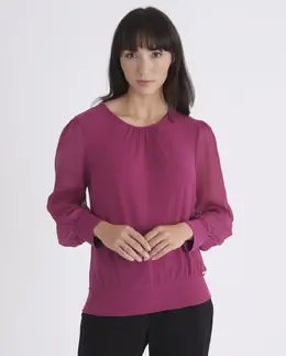 Calvin Klein: Прозрачная блуза 