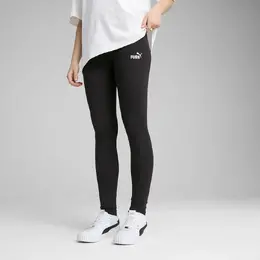 PUMA: Чёрные легинсы  Ess