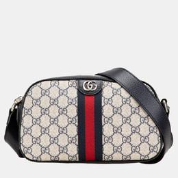 Gucci: Бежевая сумка  GG Supreme