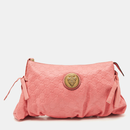 Gucci: Розовый клатч 