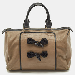 Longchamp: Бежевая сумка 