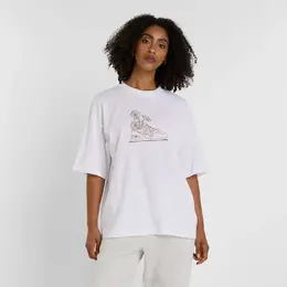 New Balance: Белая футболка 