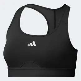 Adidas: Чёрный бюстгальтер 
