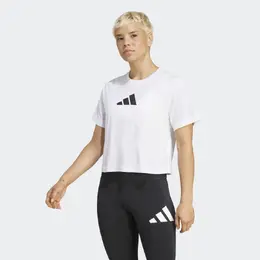 Adidas: Белая футболка  Essentials