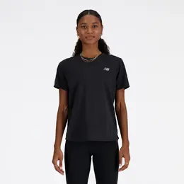 New Balance: Чёрная футболка 