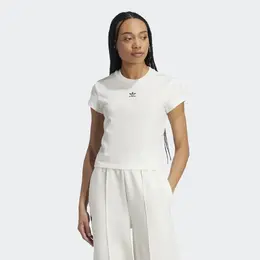 Adidas: Белая футболка  Essentials