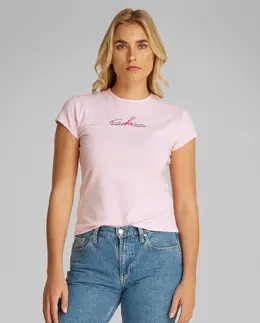Calvin Klein: Светлая футболка 