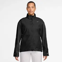 Nike: Чёрная куртка  Swoosh