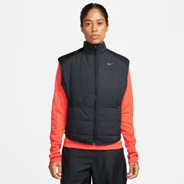 Nike: Чёрная куртка  Therma