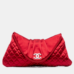 Chanel: Красный клатч 