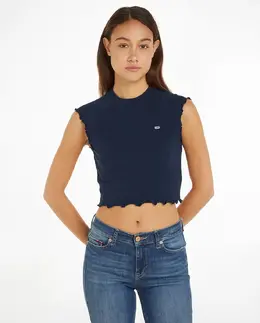 Tommy Jeans: Тёмная футболка 