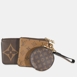 Louis Vuitton: Коричневая сумка  Pochette