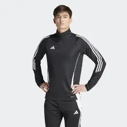 Adidas: Чёрный свитшот  Tiro