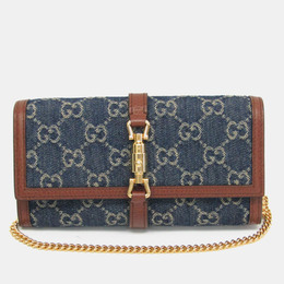 Gucci: Голубой кошелёк  Jackie