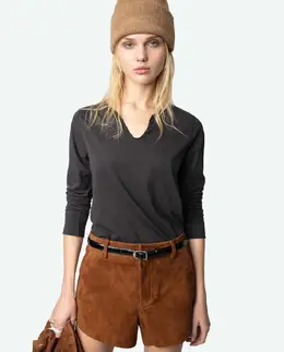 Zadig & Voltaire: Кружевная футболка 