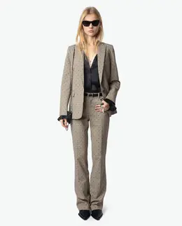 Zadig & Voltaire: Брюки с принтом 